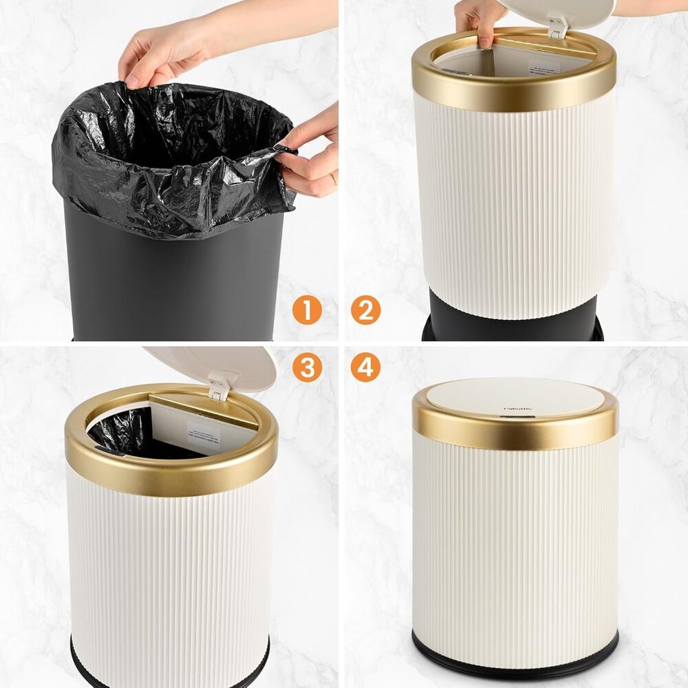 Motion Sensor Trash Can with Lid 3.5 Gallon - Picture 6 of 7